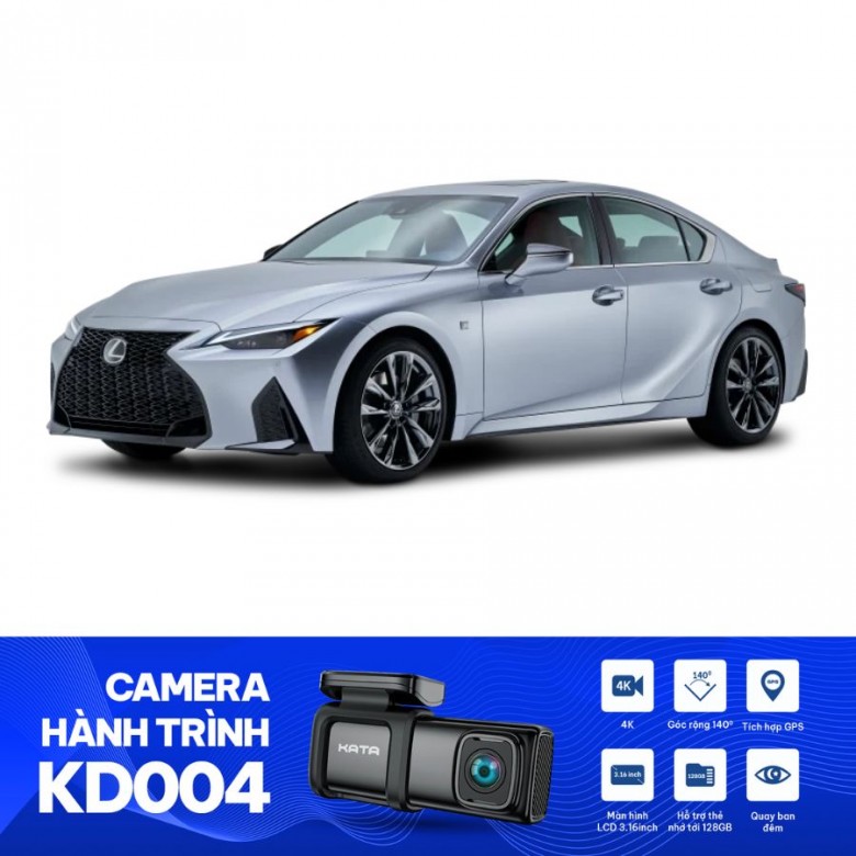 Lắp Camera Hành Trình Cho Lexus IS 2021 Tại TPHCM - KD004